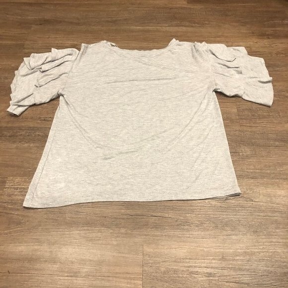 Francesca's Collections Mommin' Ain't Easy Y'all Blouse Grey Gray XS Extra Small - Picture 5 of 10